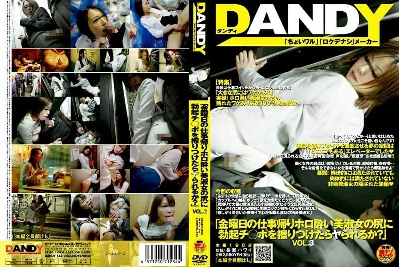 DANDY-133 "Will You Get Fucked If You Rub Your Erection Cock Into The Ass Of A Beautiful Lady Who's Getting Home From Work On Friday?" VOL.3