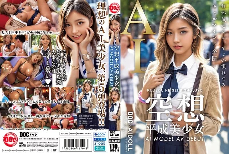 DAL-010 Reduce Mosaic – Fantasy Heisei Beautiful Girl AI MODEL AV DEBUT - Javgg